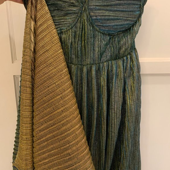 Glamorous Metallic Strapless Dress - Picture 4 of 5